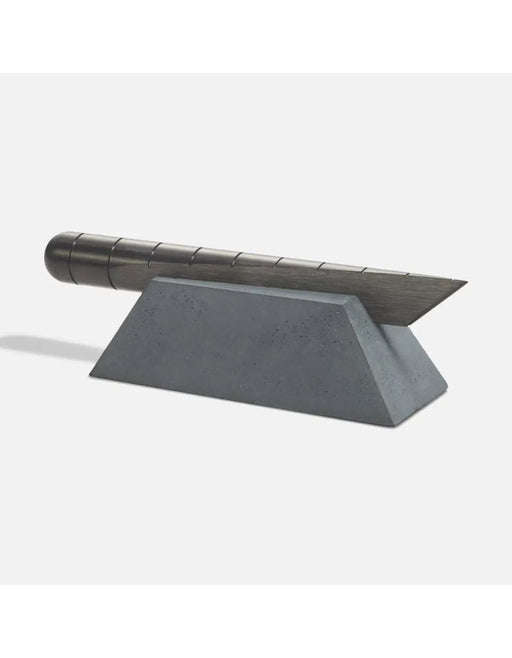 Concrete desk knife holder