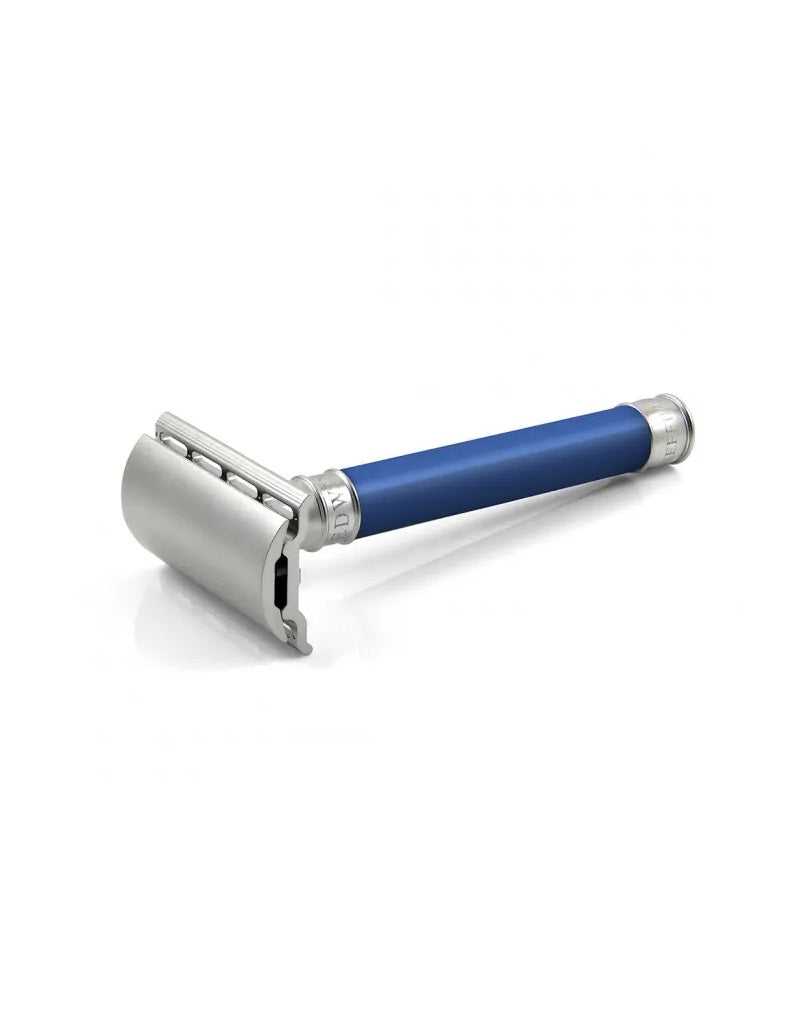 Edwin Jagger - 3ONE6 Double Edge Safety Razor, Stainless Steel Blue