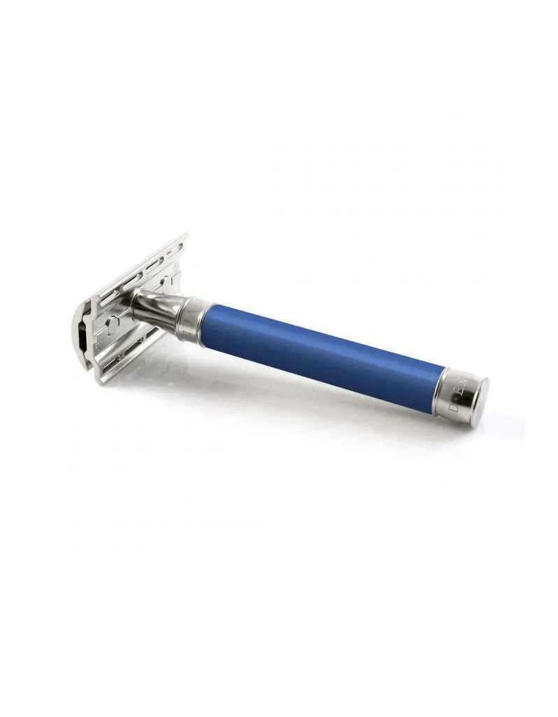 Edwin Jagger - 3ONE6 Double Edge Safety Razor, Stainless Steel Blue