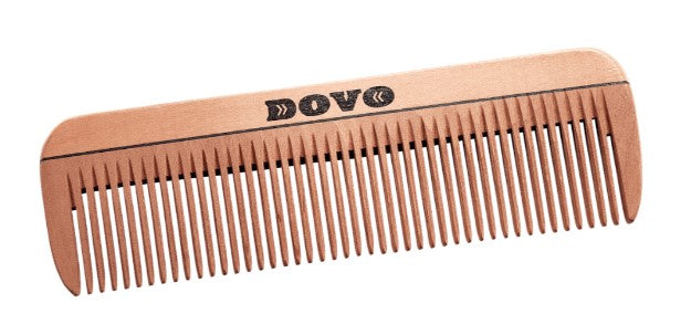 Dovo - Small Pocket Comb, Pear Wood, Fine Teeth