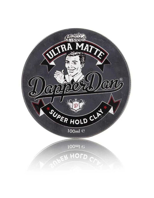 Dapper Dan Ultra Matte Super Hold Clay container on a white background