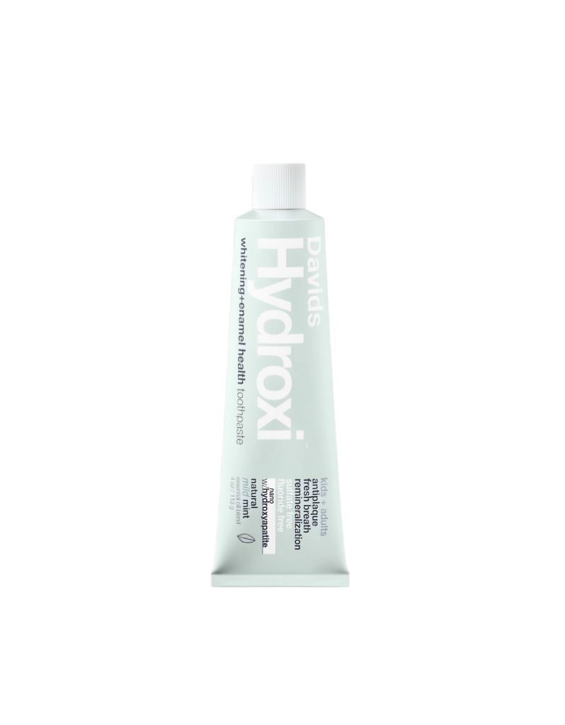 Davids Hydroxi mild mint kids and adults nano hydroxyapatite toothpaste, 4 oz tube