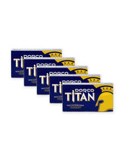 Five Dorco Titan double edge razor blade packs of 10, 50 blades total