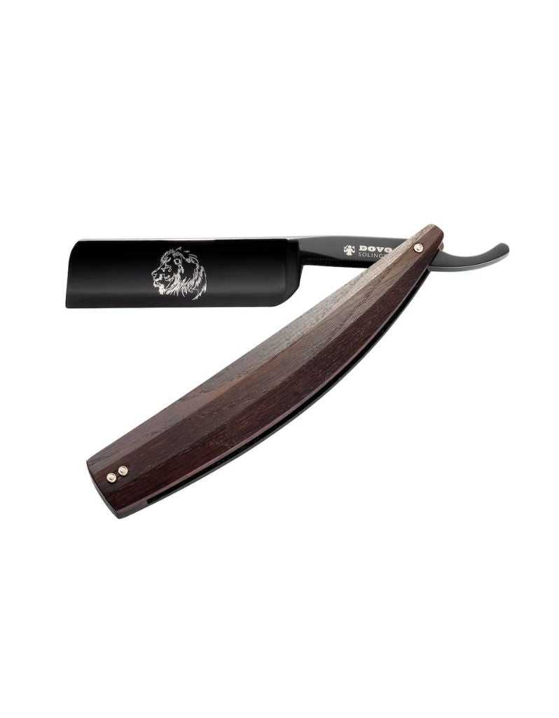 Dovo - Arena Smoked Straight Razor, Square Point, 8/8"