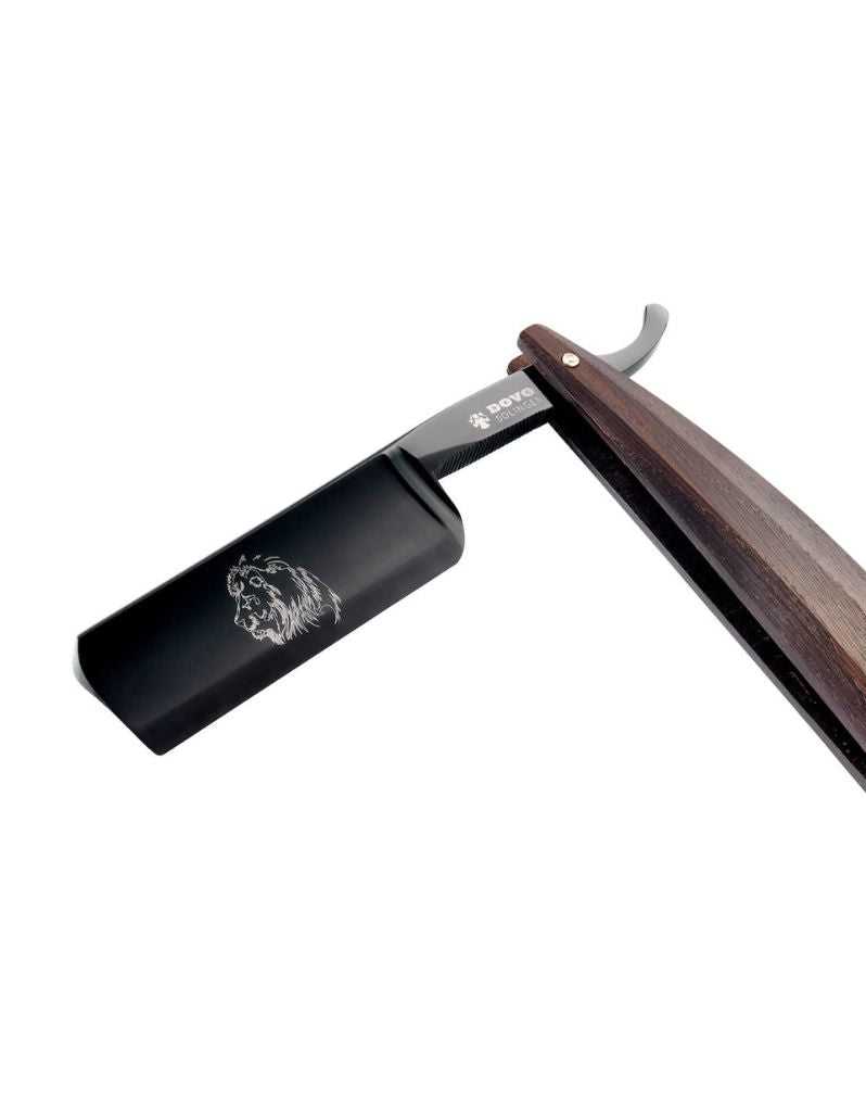 Dovo - Arena Smoked Straight Razor, Square Point, 8/8"