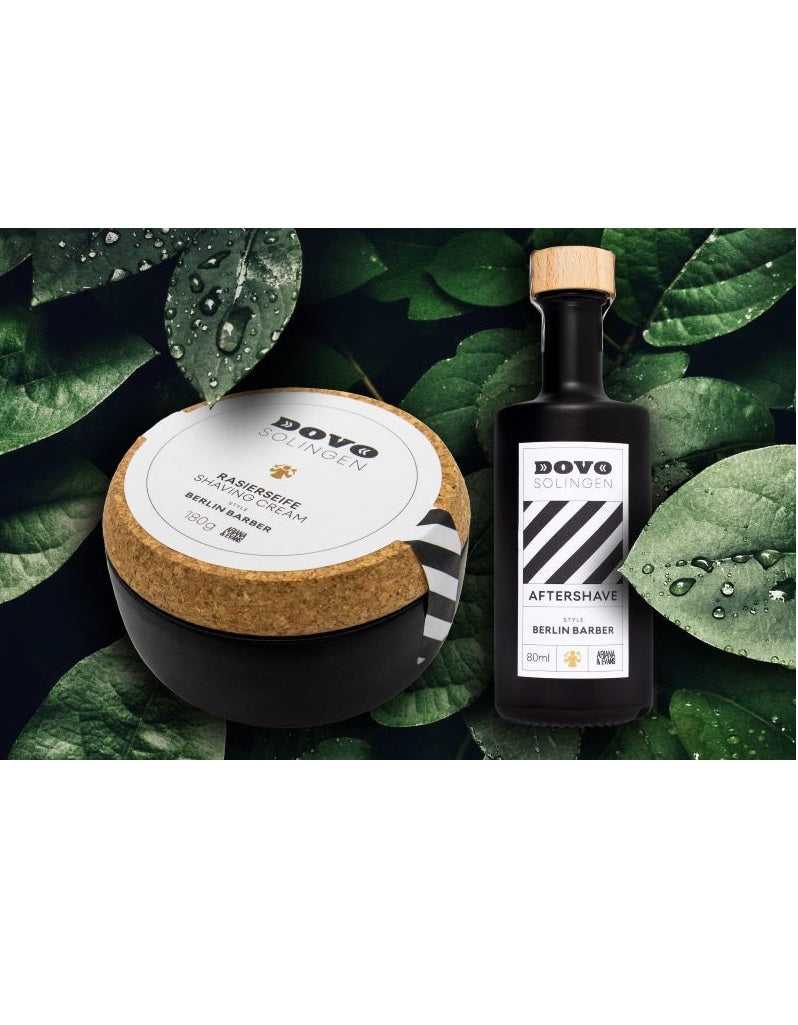 Dovo- Berlin Barber Shaving Cream Soap in Real Stoneware Container