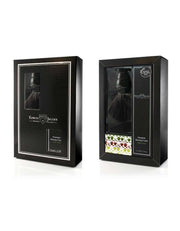 Edwin Jagger Imitation ebony Shaving Brush and Aloe Vera Cream Gift Set 