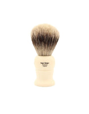 Edwin Jagger Super Badger English shaving brush, medium, imitation ivory handle