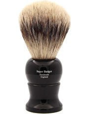 Edwin Jagger Super Badger English shaving brush, large, imitation ebony handle