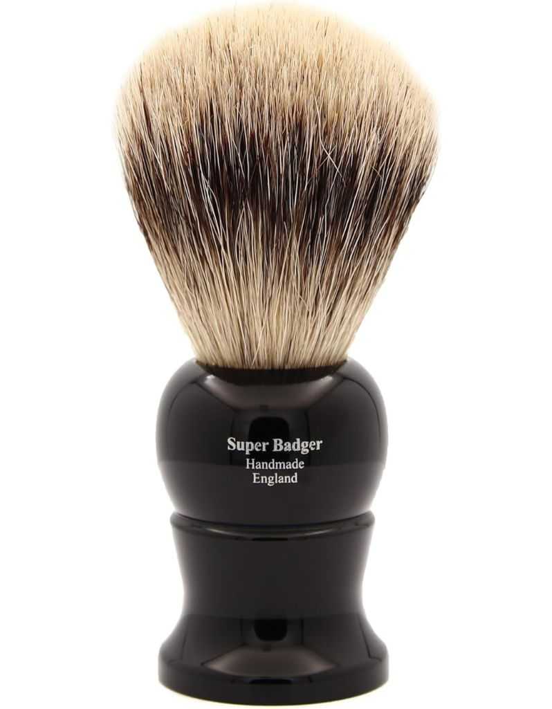 Edwin Jagger 5EJ286 Extra Large Super Badger Shaving Brush with Imitation Ebony Handle
