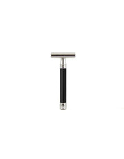 Edwin Jagger 3ONE6 Stainless Steel DE Safety Razor with Imitation Ebony Handle