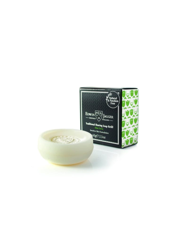 Edwin Jagger Aloe Vera Soap puck 