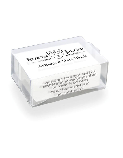 Edwin Jagger Antiseptic Alum Block packaging on a white background