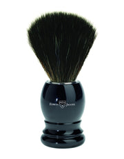 Edwin Jagger black synthetic shaving brush with Imitation Ebony handle