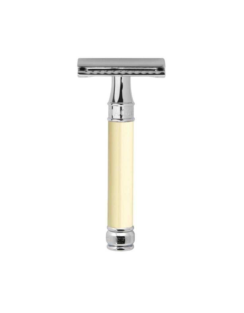 Edwin Jagger - DE87 Double Edge Safety Razor, Ivory - New England Shaving Company