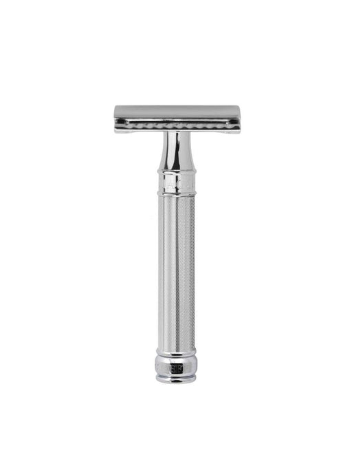 Edwin Jagger - DE89 Barley Safety Razor, Chrome - New England Shaving Company