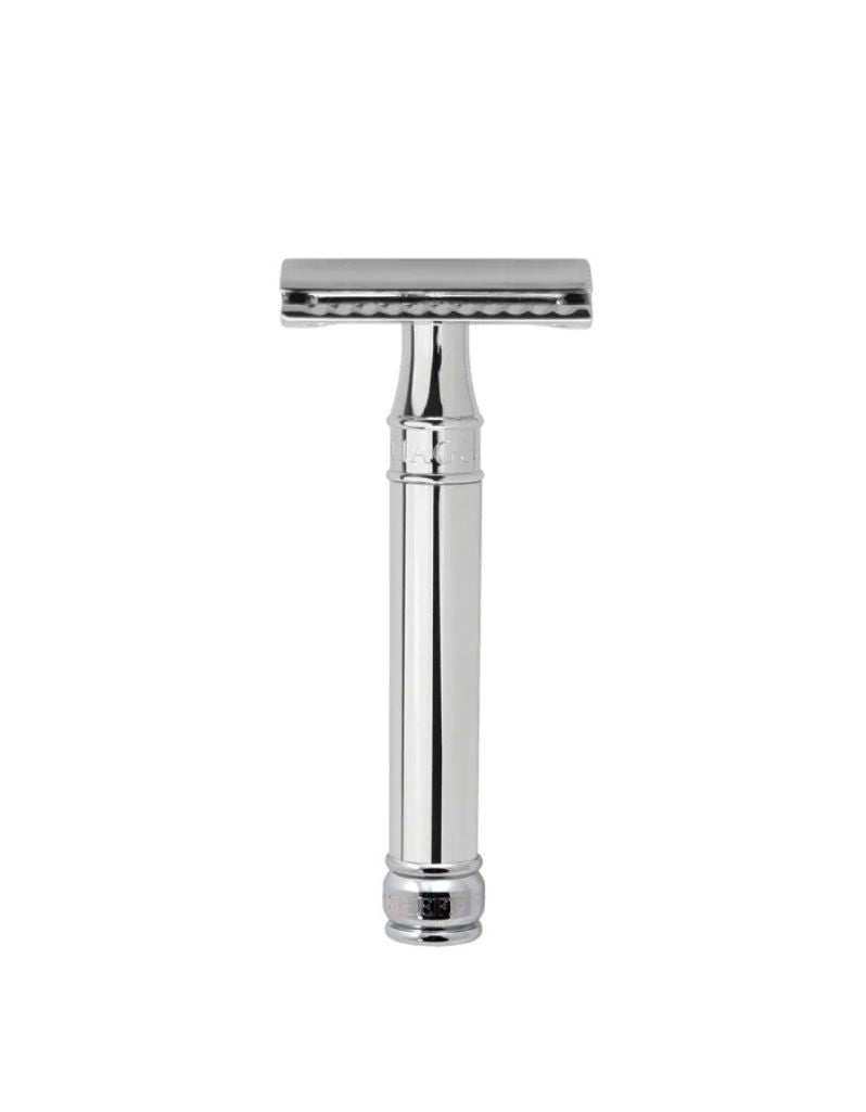 Edwin Jagger - DE89 Double Edge Safety Razor, Chrome - New England Shaving Company