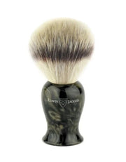 Edwin Jagger Plaza Synthetic Silver Tip shaving brush, Imitation Black Marble handle