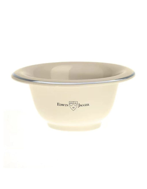 Edwin Jagger - Porcelain Shaving Bowl with Silver Rim - New England Shaving Company