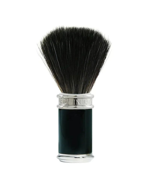 Edwin Jagger - Chrome Black Synthetic Shaving Brush, Medium