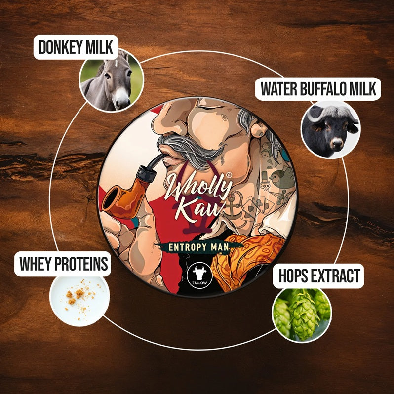 Wholly Kaw - Entropy Man Tallow Shaving Soap