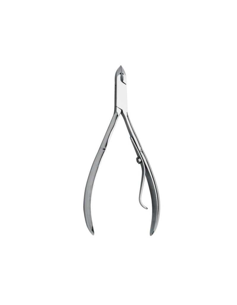 Erbe 91632 cuticle nippers 10cm with 4mm cutting edge, torsion spring, and forged steel
