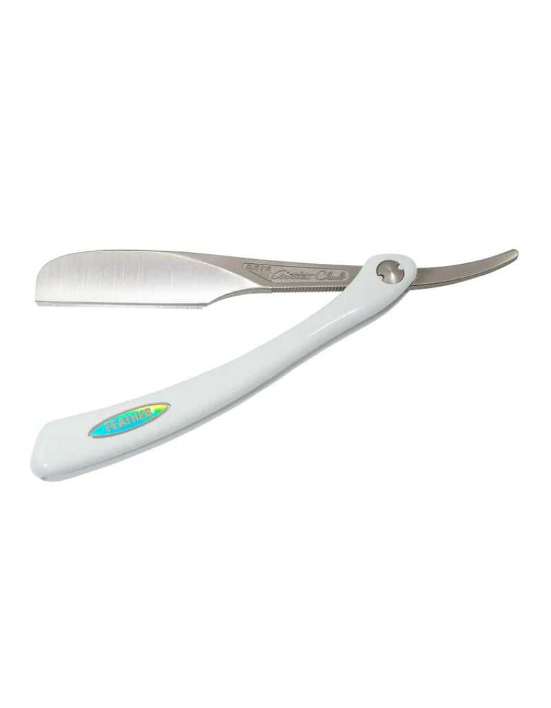 Feather DX Folding Razor | Pearl White & Precision Shave