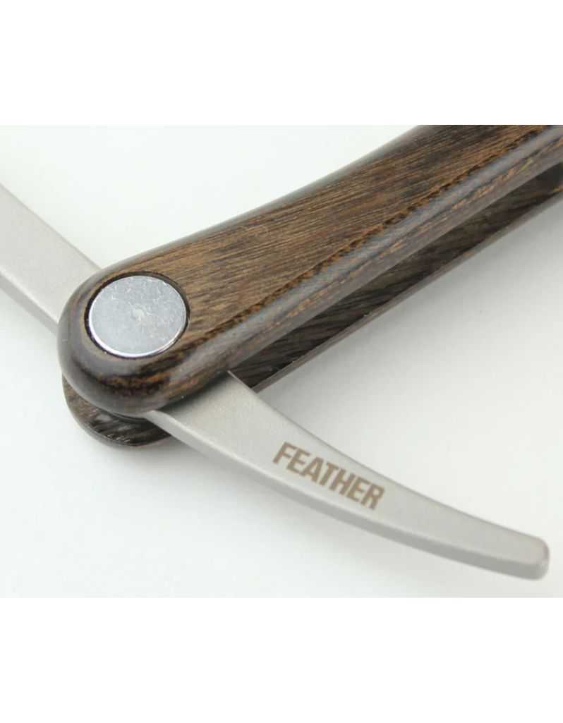 Feather - Artist Club SS Scotch Wood Straight Razor