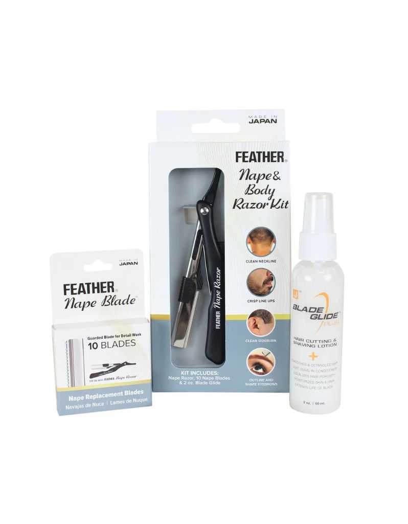 Feather - Nape & Body Razor Kit