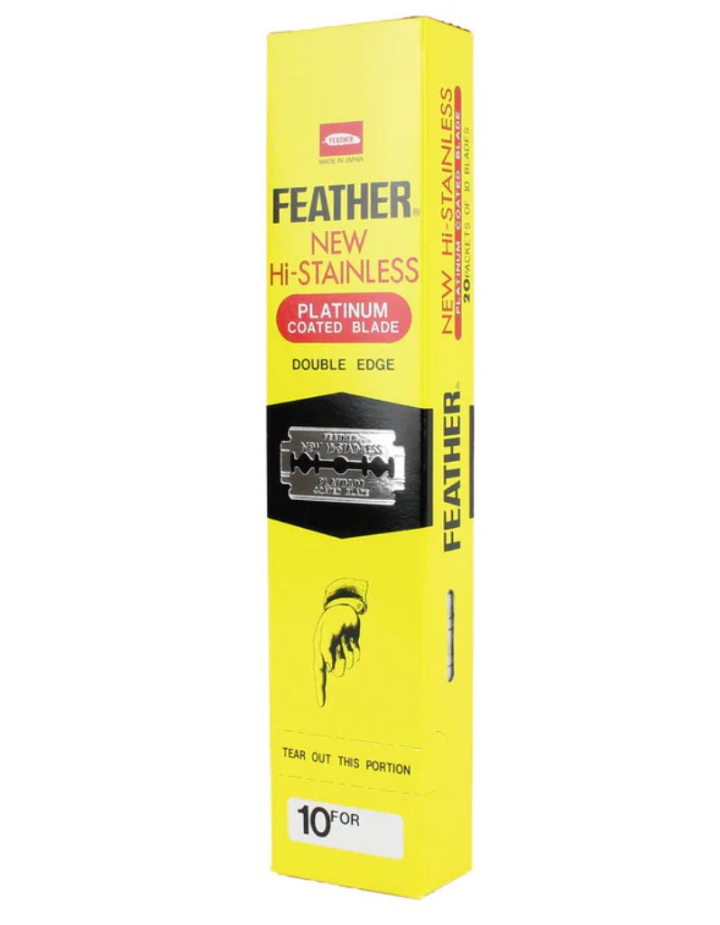 Feather - Hi-Stainless Double Edge Razor Blades (10 Blades)