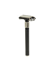Feather Popular, designed with a butterfly twist open head, this razor makes changing and securing blades effortless