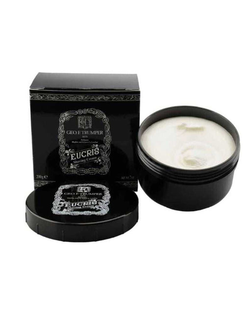 A bowl of Geo. F. Trumper Eucris Soft Shaving Cream