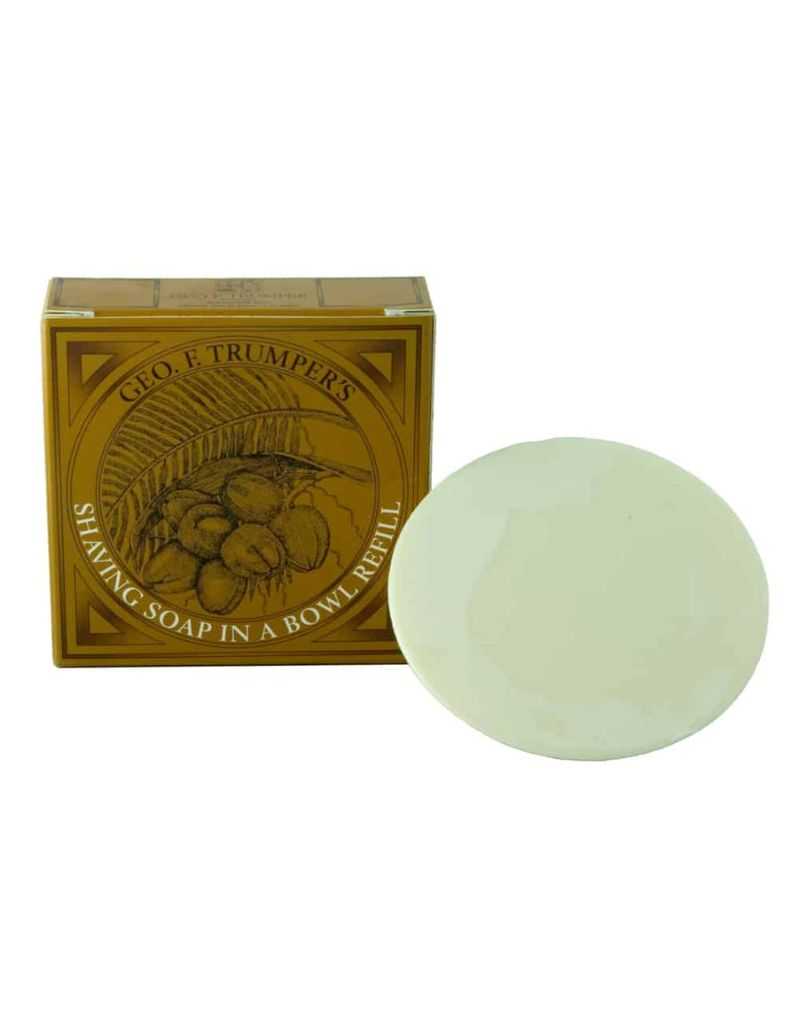 Geo. F. Trumper - Coconut Oil Hard Shaving Soap Refill - 80g
