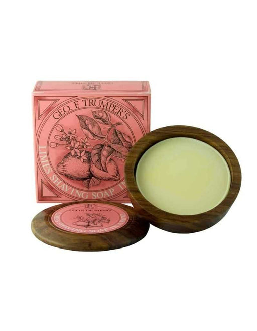 Geo F. Trumper Limes Shaving Soap in Wooden Bowl