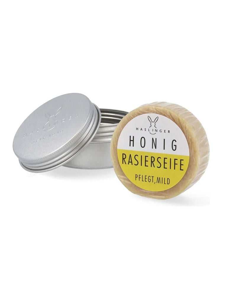 Pure honey infused plant based soap puck