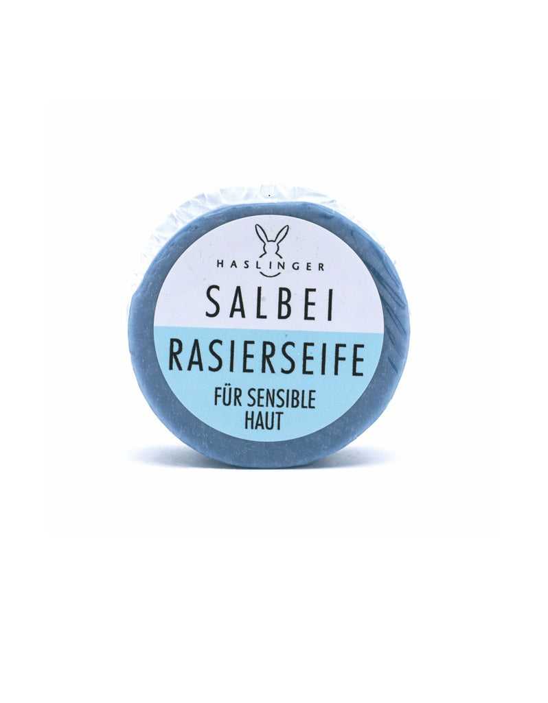 Haslinger Sage Shaving Soap. Antibacterial & Soothing