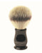 Chatsworth Imitation Ebony Shaving Brush (Synthetic Silver Tip) is a premium silver tip shaving brush