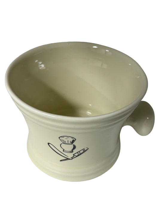 Pure Badger - Shaving Mug Apothecary Style - Cream Porcelain