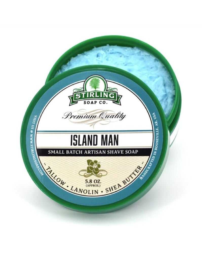 Stirling Soap Co. - Island Man Shave Soap