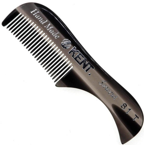 Kent - Handmade 73mm Beard and Moustache Comb - 81T