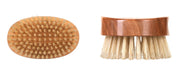 Kent - Beard Brush - Military Style - MC4 - Cherry Wood, Pure White Bristle - New England Shaving Company