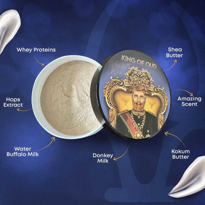 Wholly Kaw - King of Oud Tallow Shaving Soap