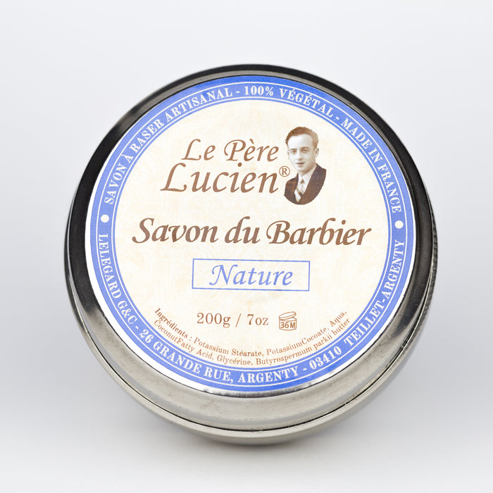 Le Pere Lucien - Nature Unscented Shaving Soap, 200g