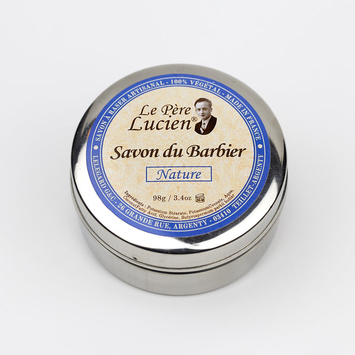 Le Pere Lucien - Nature Unscented Shaving Soap, 98g