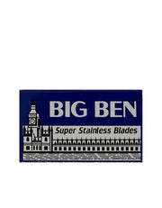 Stainless steel double edge razor blades with polymer coating, 5-pack wax paper wrapped for smooth shaving, made in Egypt