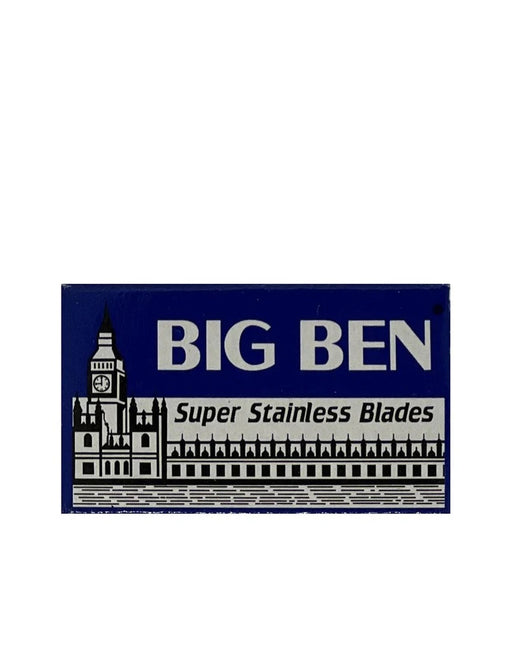 Stainless steel double edge razor blades with polymer coating, 5-pack wax paper wrapped for smooth shaving, made in Egypt
