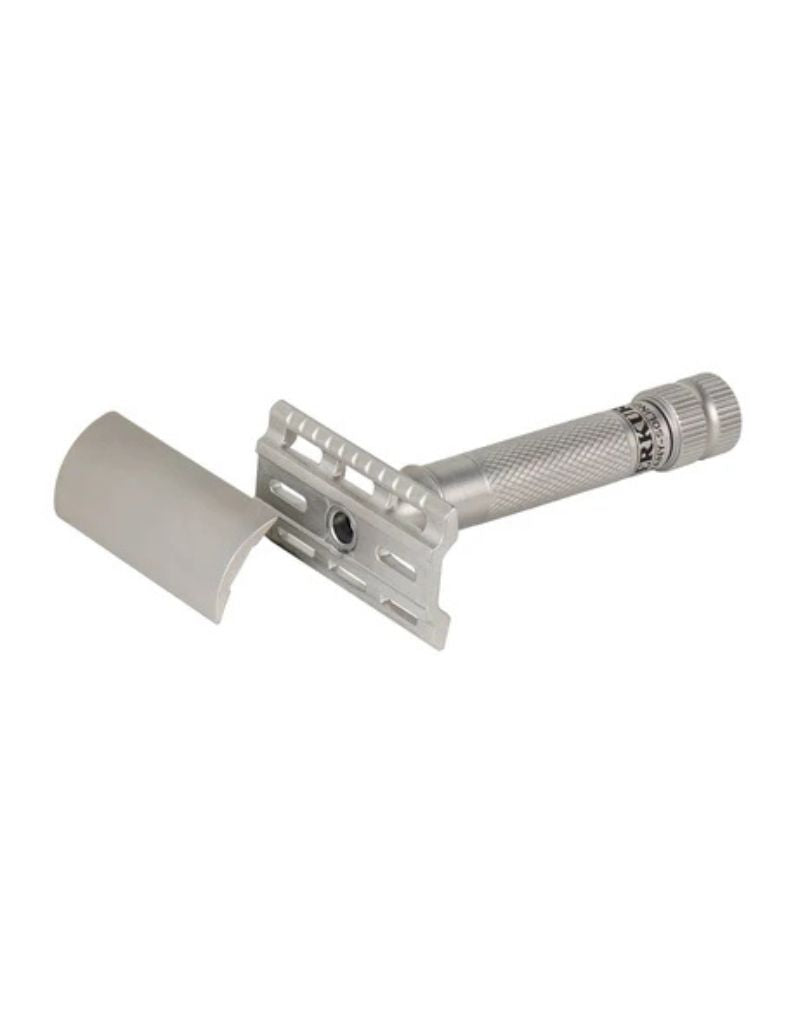 Merkur 34 INOX satin stainless steel 2-piece razor