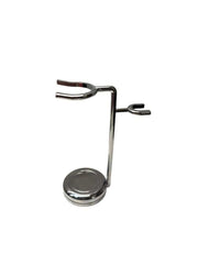 Chrome Mach3 razor and brush stand for grooming
