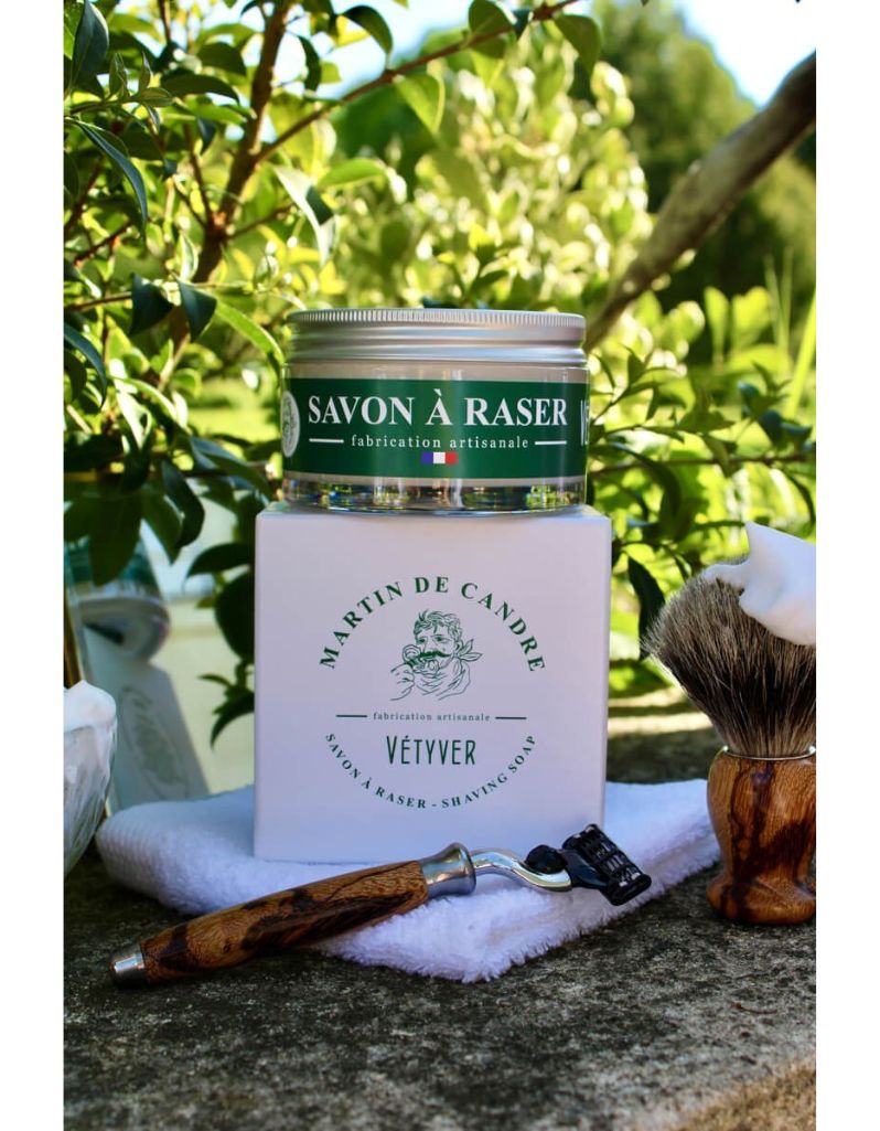 Martin de Candre - Vetiver Shaving Soap - 200g in Jar