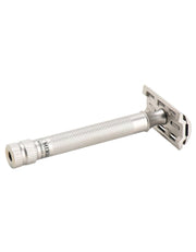 Merkur 34 INOX XL satin safety razor with closed comb head
